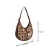 Multicolored Printed Half Moon Hobo Bag - Uncommongifts.in